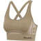 hummel hmlCLEA Seamless Sports Top chateau gray/driftwood melange L
