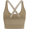 hummel hmlCLEA Seamless Sports Top chateau gray/driftwood melange L