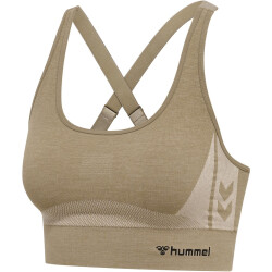 hummel hmlCLEA Seamless Sports Top chateau gray/driftwood...