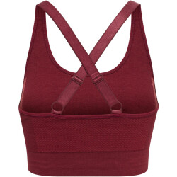hummel hmlCLEA Seamless Sports Top cabernet/apple butter...