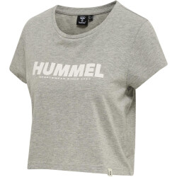 hummel hmlLEGACY Cropped T-Shirt Damen grey melange L