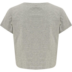 hummel hmlLEGACY Cropped T-Shirt Damen grey melange L