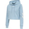 hummel hmlLEGACY Cropped Hoodie Damen placid blue M