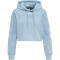 hummel hmlLEGACY Cropped Hoodie Damen placid blue M