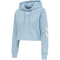 hummel hmlLEGACY Cropped Hoodie Damen placid blue XS