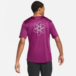 NIKE Dri-FIT UV Run Division Miler Graphic kurzarm Top...