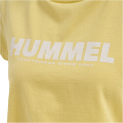 hummel hmlLEGACY Cropped T-Shirt Damen golden haze S