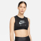NIKE Air Dri-FIT Swoosh Medium-Support 1-Piece Pad High-Neck Sport-BH Damen