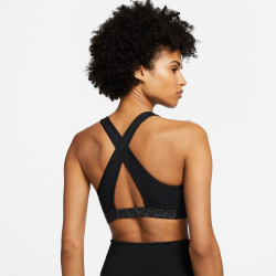 NIKE Dri-FIT Swoosh Medium-Support Non-Padded Printed...