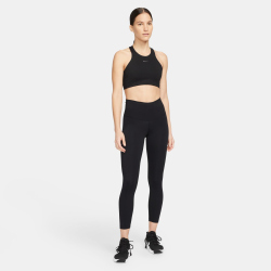 NIKE Yoga Dri-FIT Swoosh Medium-Support Padded Sport-BH Damen black/iron grey S