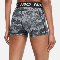 NIKE Pro Dri-FIT 3" Trainingsshorts Printed Damen aviator grey/black/white XXL