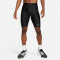 NIKE Dri-FIT Fast 1/2-Length Lauf-Leggings Herren black/reflective silv XL