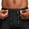 NIKE Dri-FIT Fast 1/2-Length Lauf-Leggings Herren black/reflective silv XL