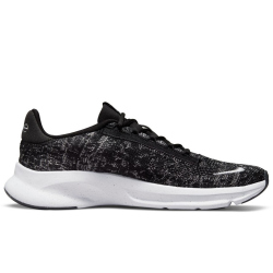 NIKE SuperRep Go 3 Next Nature Flyknit Trainingsschuhe Herren black/pure platinum-anthracite-white 43