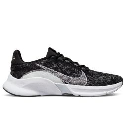 NIKE SuperRep Go 3 Next Nature Flyknit Trainingsschuhe Herren black/pure platinum-anthracite-white 43