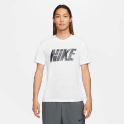 NIKE Dri-FIT Trainingsshirt Herren white XL