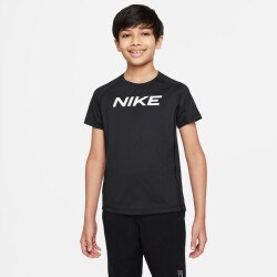 NIKE Pro Dri-FIT kurzarm Top Kinder black S (128-137 cm)