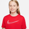 NIKE Dri-FIT kurzarm Trainings-Top Kinder university red/white S (128-137 cm)