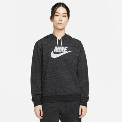 NIKE Sportswear Gym Vintage Hoodie Damen black/white L