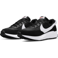 NIKE Waffle Debut Sneaker Herren black/white-orange-clear 45