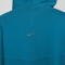 NIKE Yoga Dri-FIT Fleece Hoodie Damen marina/iron grey L