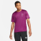 NIKE Dri-FIT UV Run Division Miler Graphic kurzarm Top Herren sangria/reflective silv S