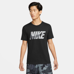 NIKE Dri-FIT Trainingsshirt Herren black XL