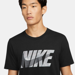 NIKE Dri-FIT Trainingsshirt Herren black XL