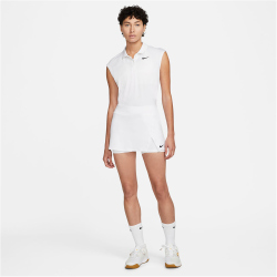 NIKECourt Dri-FIT Victory Tennisrock Damen white/black XL