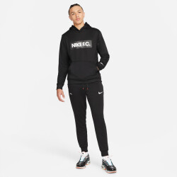 NIKE F.C. Fußball Hoodie Herren black/white/white S