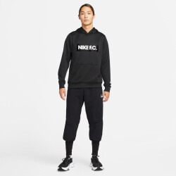 NIKE F.C. Fußball Hoodie Herren black/white/white S