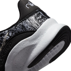 NIKE SuperRep Go 3 Flyknit "Next Nature" Trainingsschuhe Damen black/metallic silver-white 41