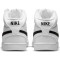 NIKE Court Vision Next Nature Mid-Top Sneaker Herren white/black-white 46