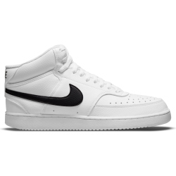 NIKE Court Vision Next Nature Mid-Top Sneaker Herren white/black-white 40