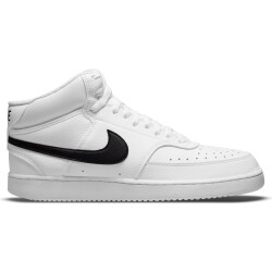 NIKE Court Vision Next Nature Mid-Top Sneaker Herren white/black-white 44
