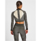 hummel hmlMT MILA 1/2-Zip Seamless cropped Sport-Top Damen