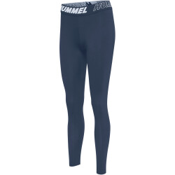 hummel hmlTE MAJA Mid Waist Tights Damen insignia blue L
