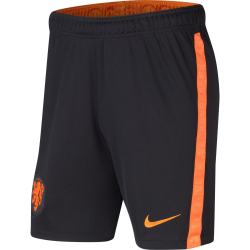 NIKE Niederlande 2020 Stadium Away Fu&szlig;ballshorts Herren black/safety orange S