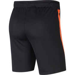 NIKE Niederlande 2020 Stadium Away Fu&szlig;ballshorts Herren black/safety orange S