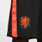 NIKE Niederlande 2020 Stadium Away Fu&szlig;ballshorts Herren black/safety orange S