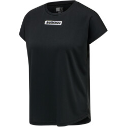 hummel hmlTE TOLA Mesh Fitnesshirt Damen black L