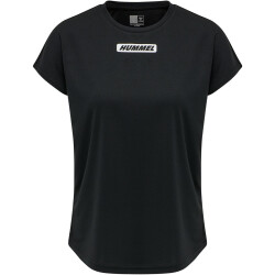 hummel hmlTE TOLA Mesh Fitnesshirt Damen black L