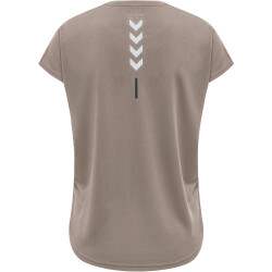 hummel hmlTE TOLA Mesh Fitnesshirt Damen chateau gray L