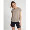 hummel hmlTE TOLA Mesh Fitnesshirt Damen chateau gray L
