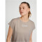 hummel hmlTE TOLA Mesh Fitnesshirt Damen chateau gray L