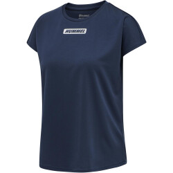 hummel hmlTE TOLA Mesh Fitnesshirt Damen insignia blue L