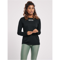 hummel hmlTE TOLA Mesh langarm Fitnesshirt Damen black M