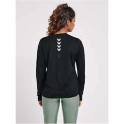 hummel hmlTE TOLA Mesh langarm Fitnesshirt Damen black M