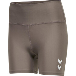 hummel hmlTE TOLA High-Waist Shorts Tights Damen driftwood L