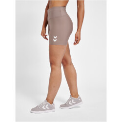hummel hmlTE TOLA High-Waist Shorts Tights Damen driftwood L